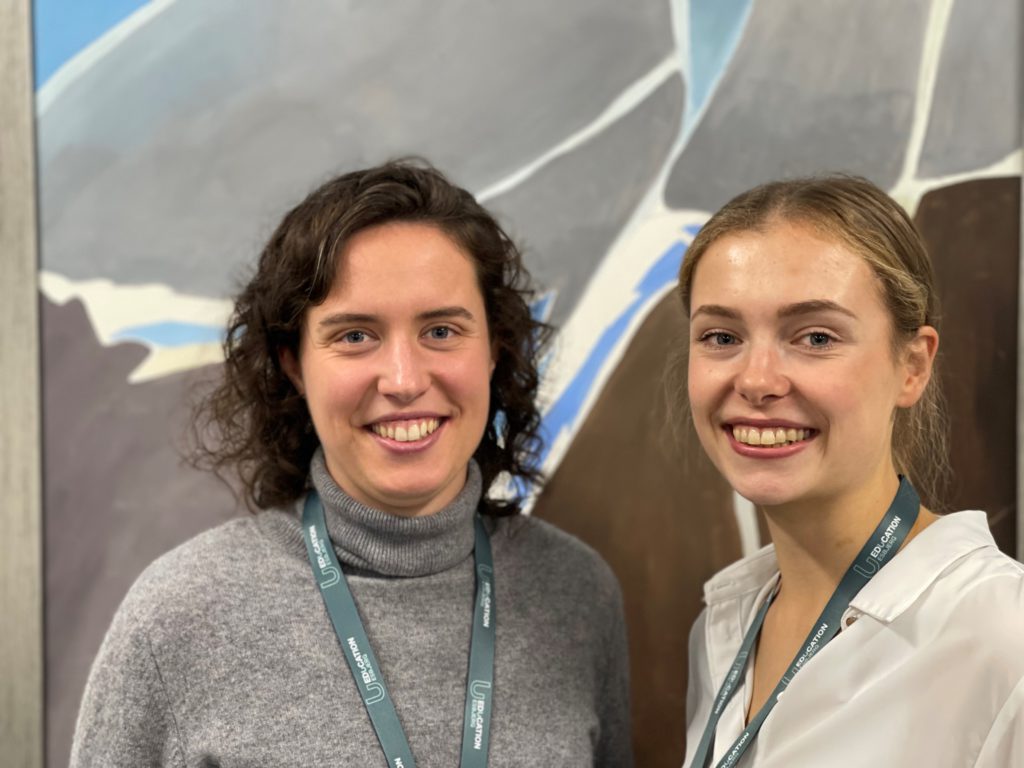 Lisanne Krail og Anna Theresa Gloede er blandt de internationale studerende, som i år er med i programmet. Foto: Education Esbjerg