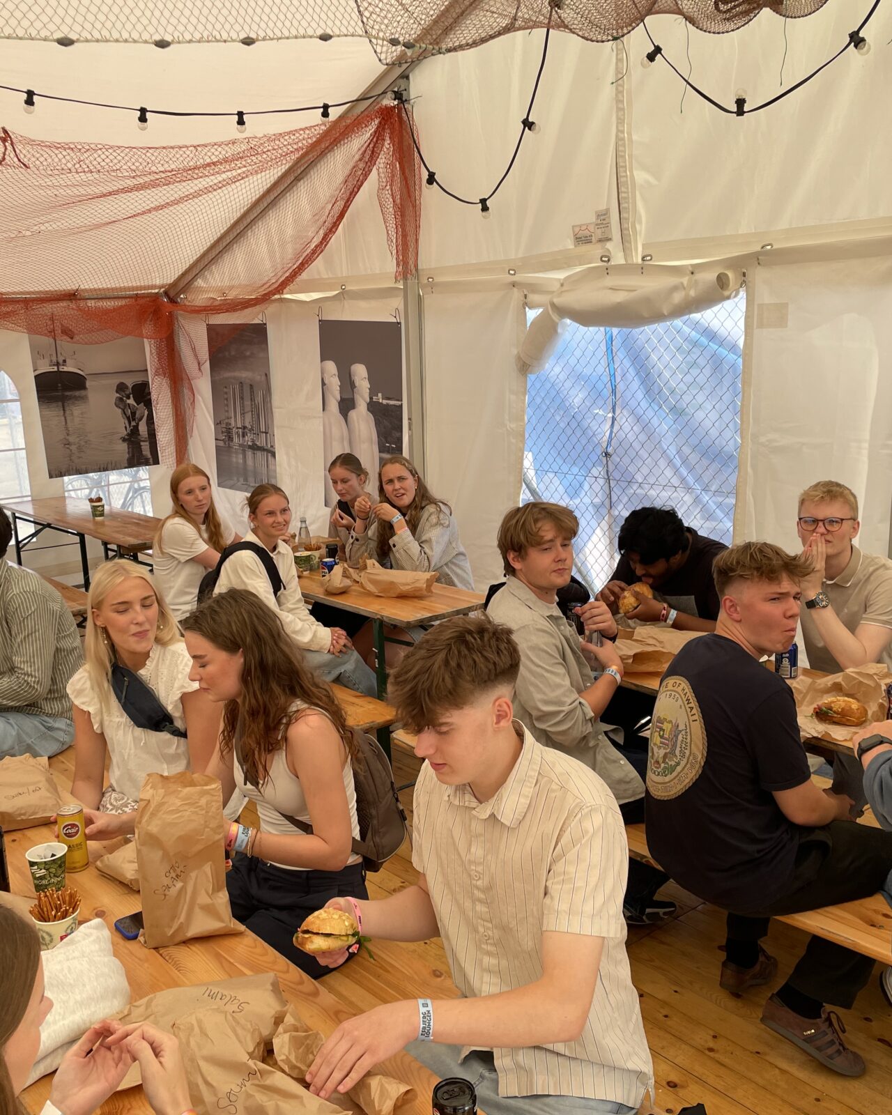 De studerende tanker op, inden det går løs til SUSET