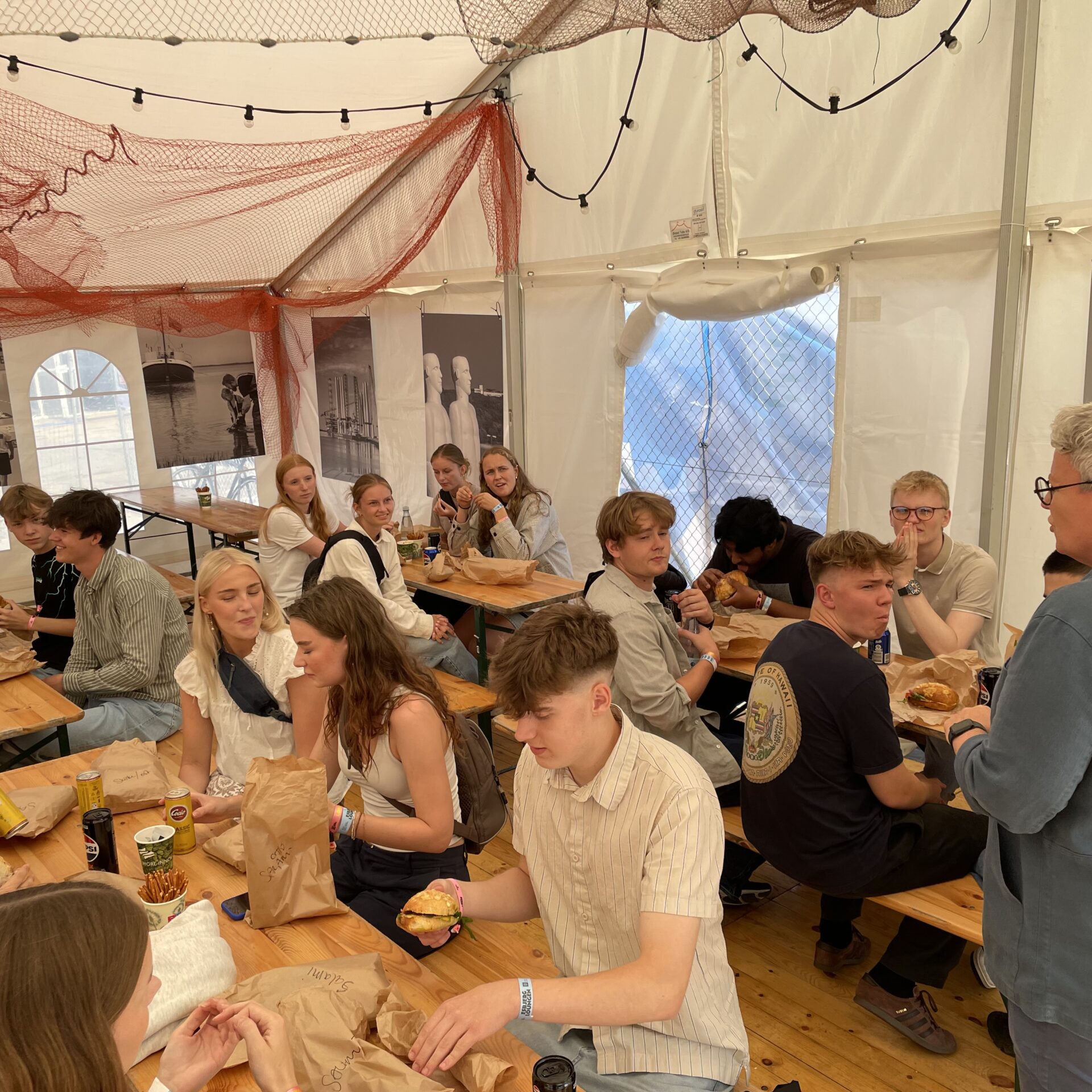 De studerende tanker op, inden det går løs til SUSET