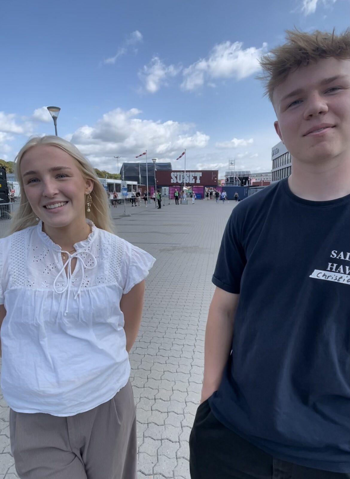 Christian og Maya er begge studerende på Grindsted Gymnasium