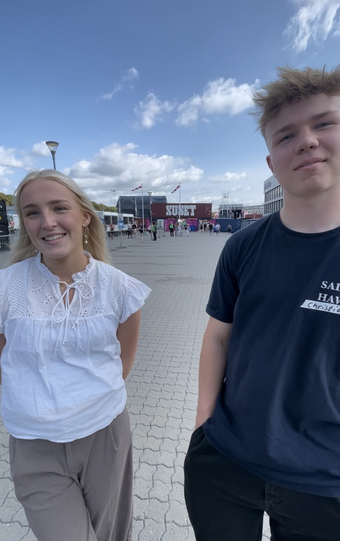 Christian og Maya er begge studerende på Grindsted Gymnasium
